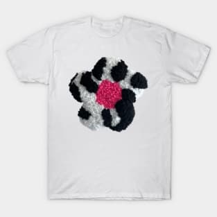 hand tufted cow flower T-Shirt